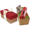 24 Oz. Sports Bottle Gift Box w/ Trail Mix